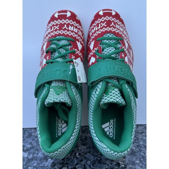 Adidas Powerlifting 3.1 Christmas Edition Weightlifting Shoe Sneaker Men’s SZ 12 main image 9
